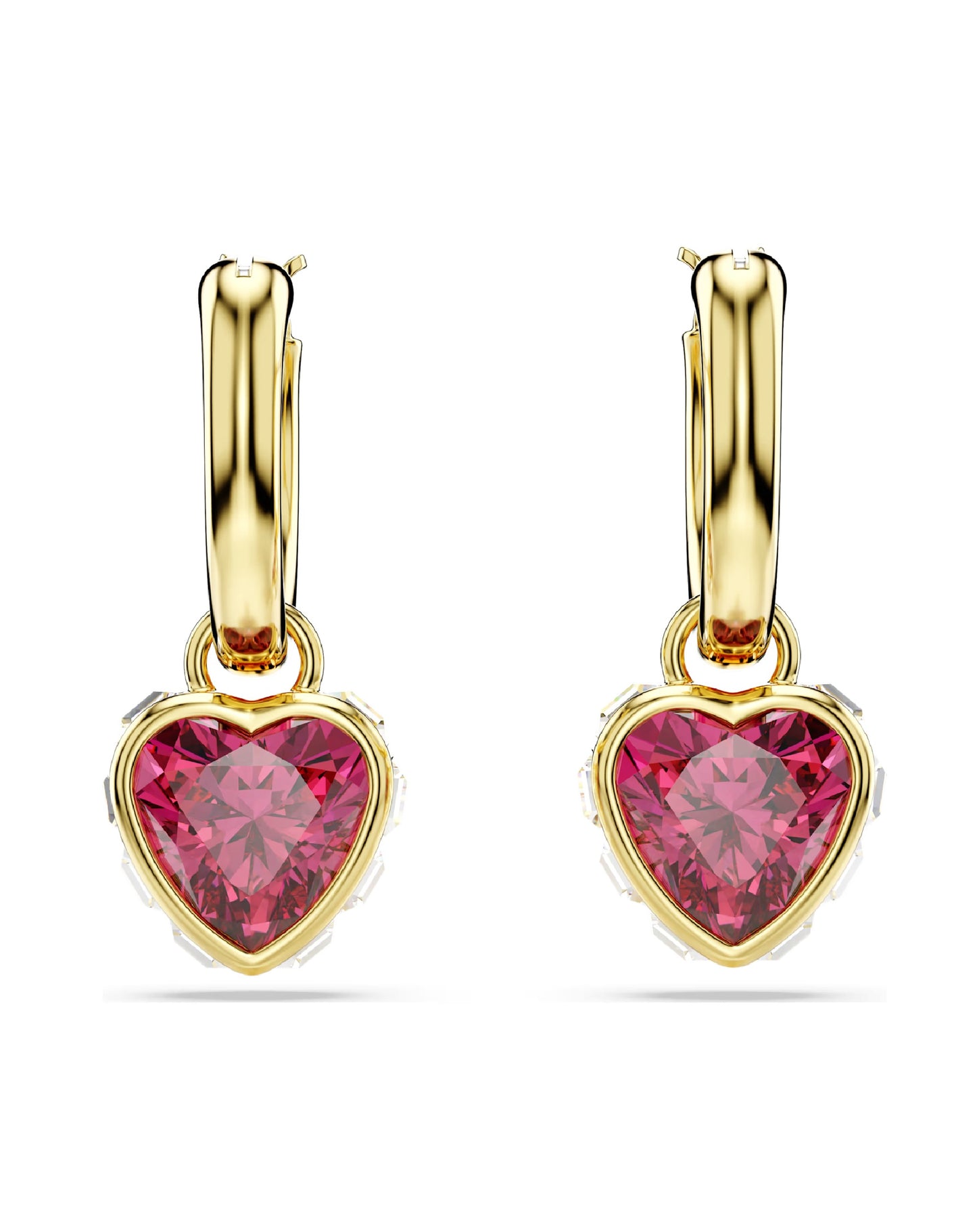 5684760 Swarovski Chroma Rose gold Tone, Hoop Earrings