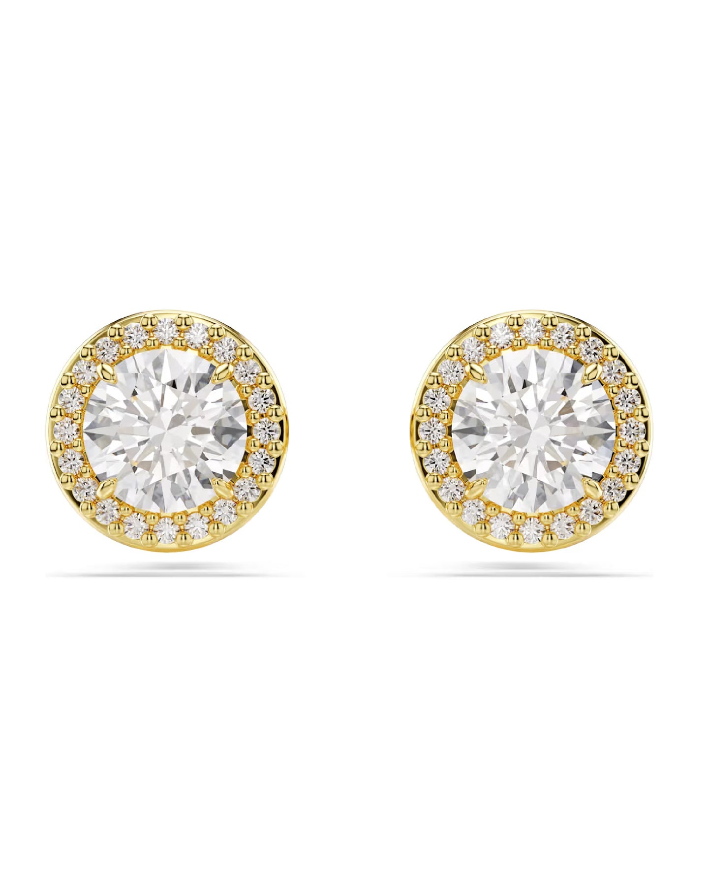 5686637 Swarovski Constella Stud Earring Yellow Tone