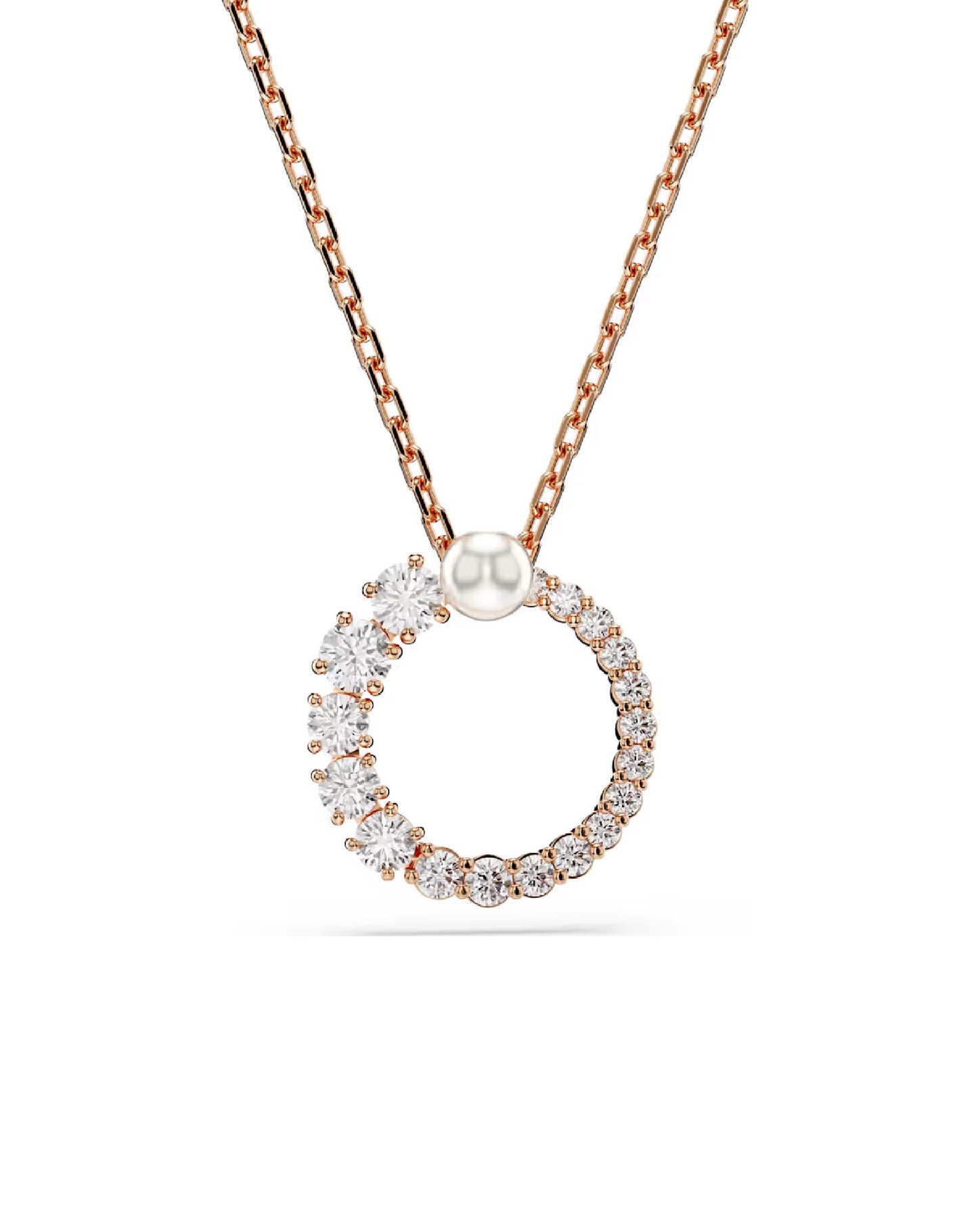 5692265 Swarovski Matrix Rose Tone Pendant