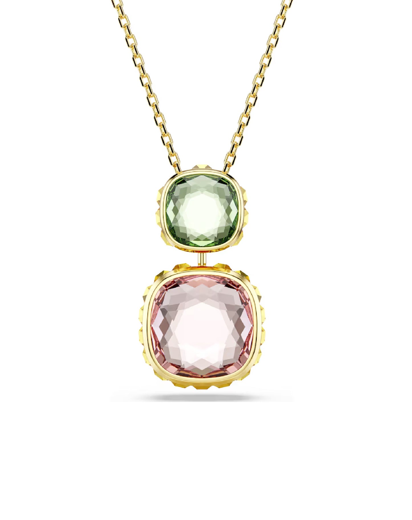 5692496 Swarovski Chroma Drop, Gold Tone Pendant