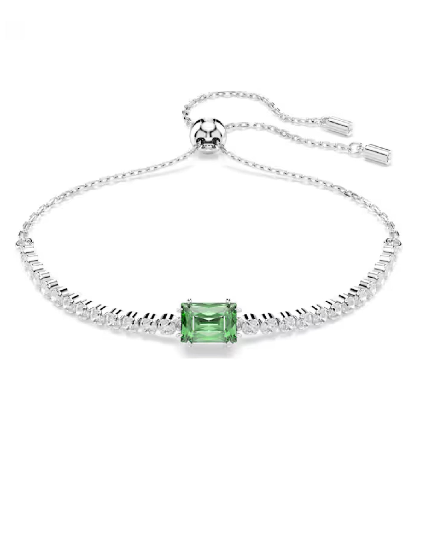 5693411 Swarovski Matrix Bracelet, Silver Tone, Size M