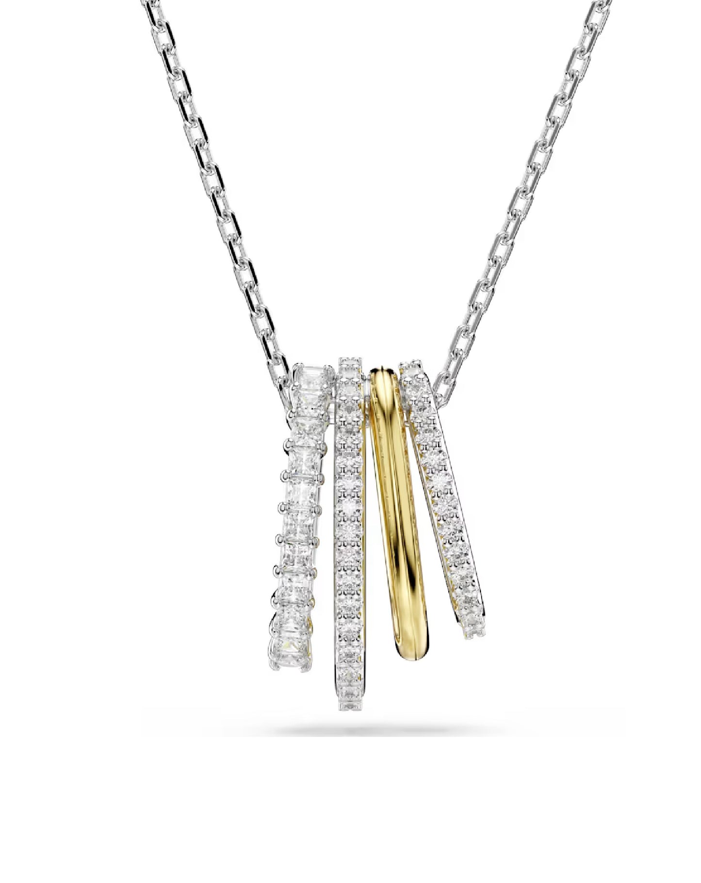 5696626 Swarovski Hyperbola Pendant Yellow/White Tone