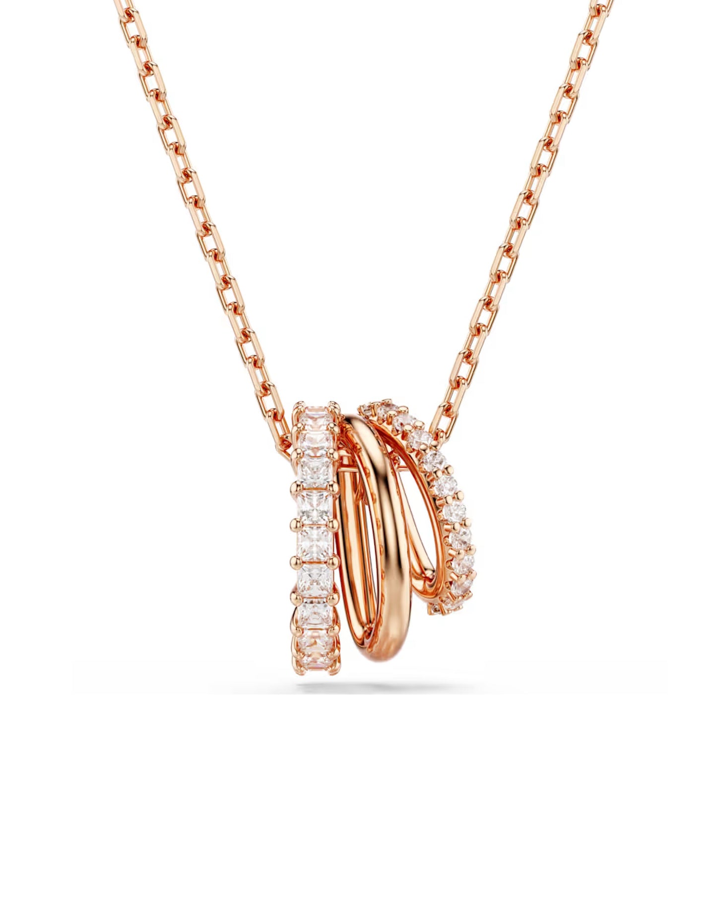 5701494 Swarovski Hyperbola Pendant, Rose Tone