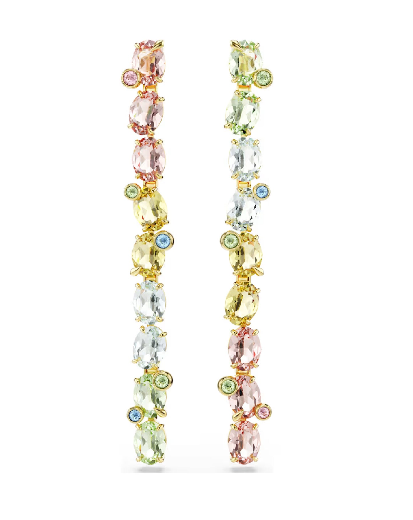 5705809 Swarovski Gema Drop Earrings, Silver Tone