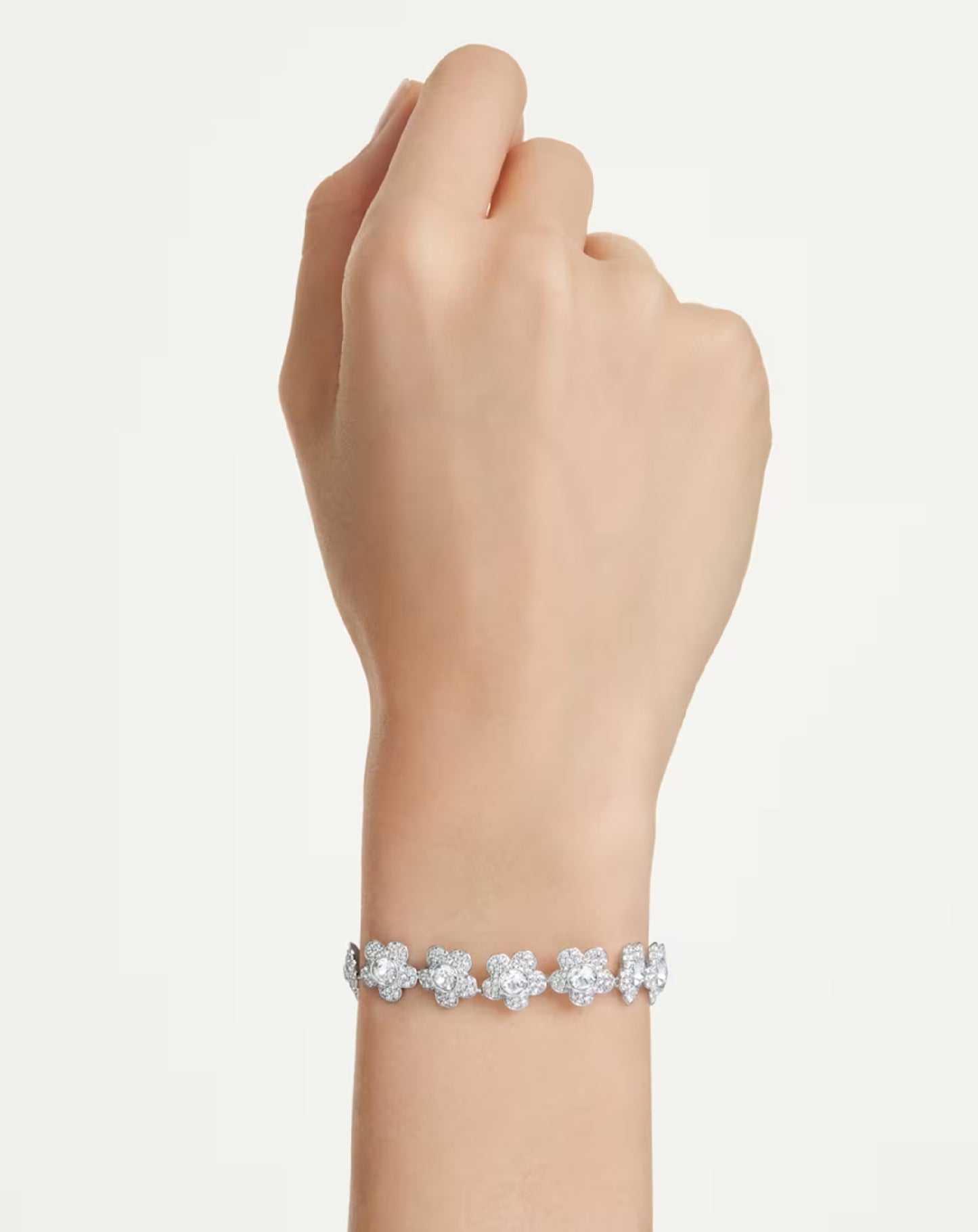 5749182 Ariana Grande Swarovski Bracelet White Tone