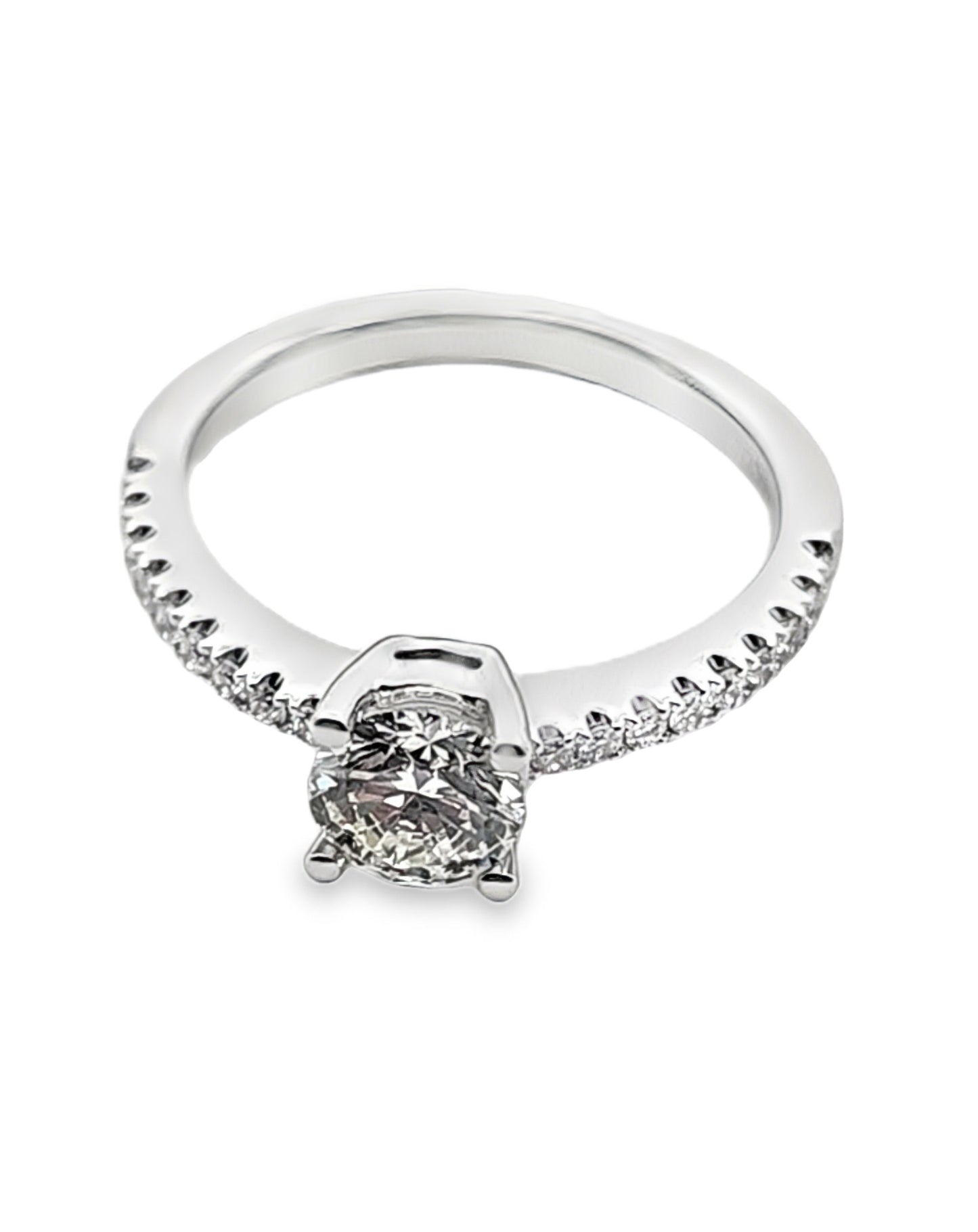 Elegant Diamonds Ring. 0.71 +0.21 Ct 18 KT Gold