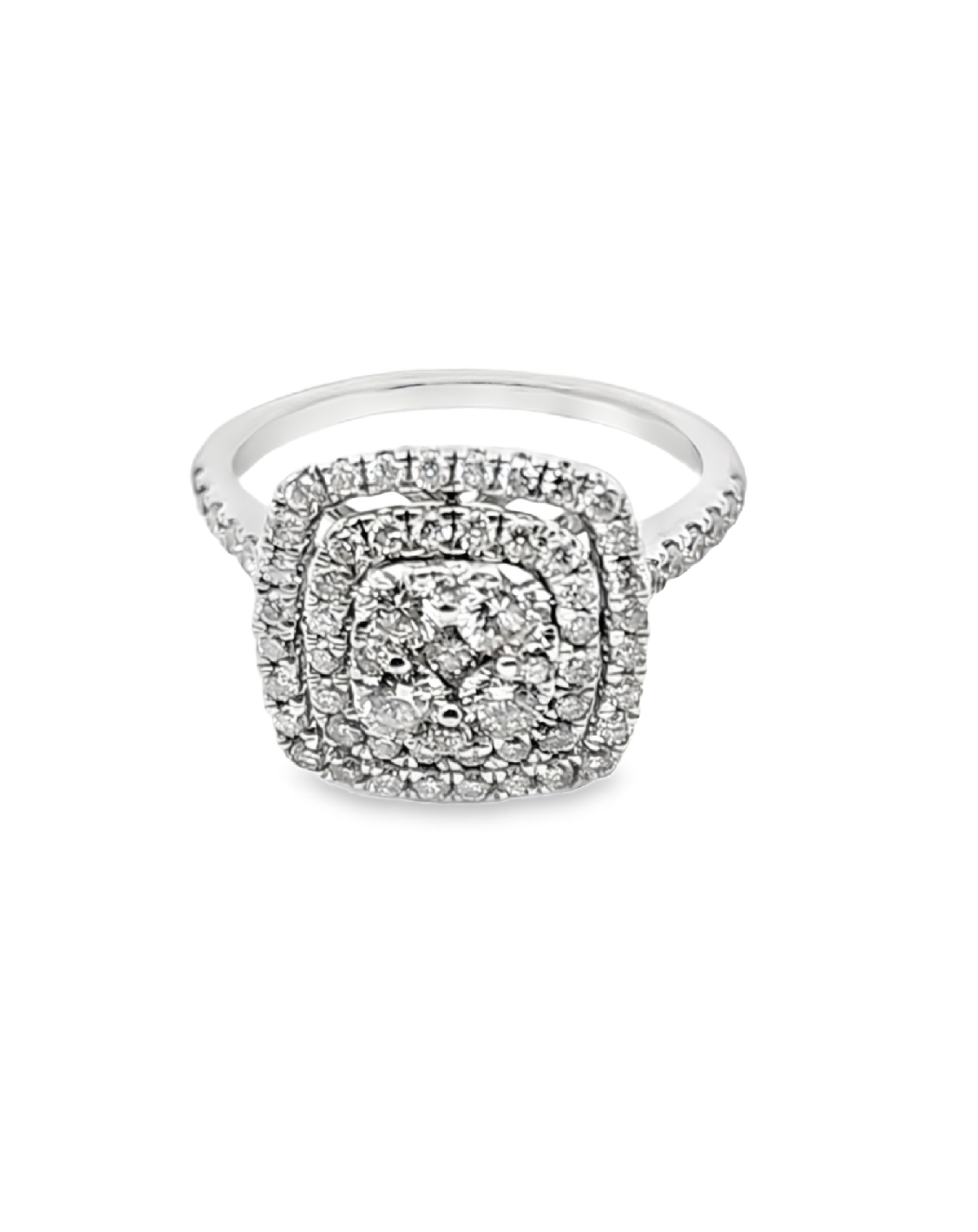 Brilliant Cut Engagement Diamond Ring, 1.11 Ct