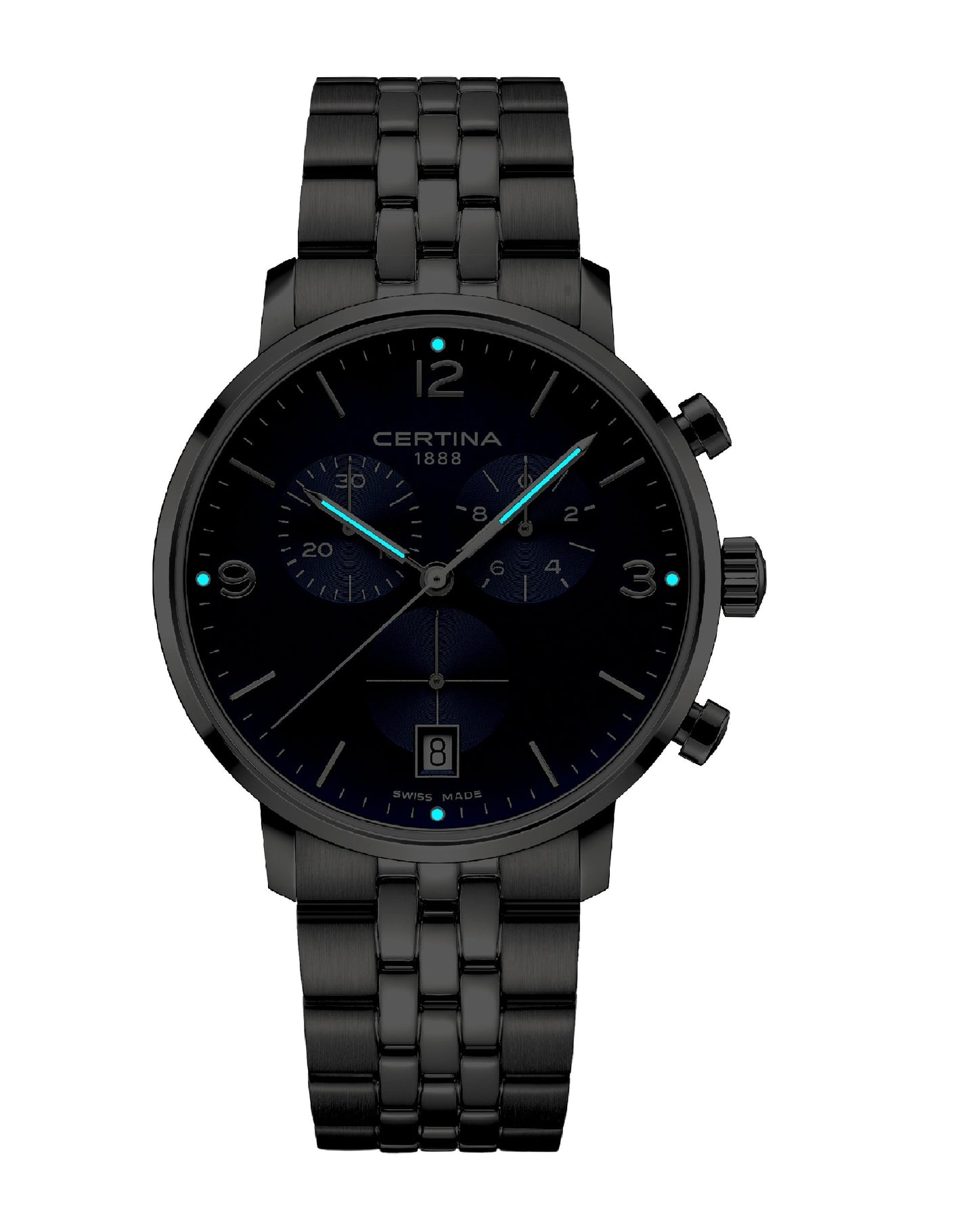 Certina C035.417.11.047.00 Certina DS Caimano BLUE DIAL Chronograph Watch