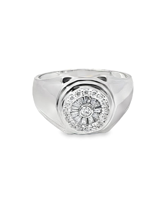 WHEEL´S Men's Diamond Ring, 0.45CT