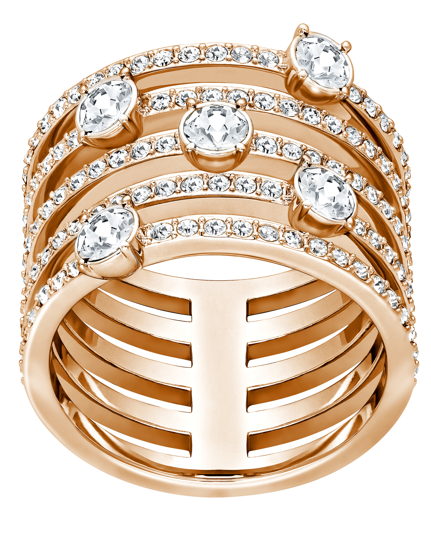 5221418 Swarovski Creativity Rose Tone Ring