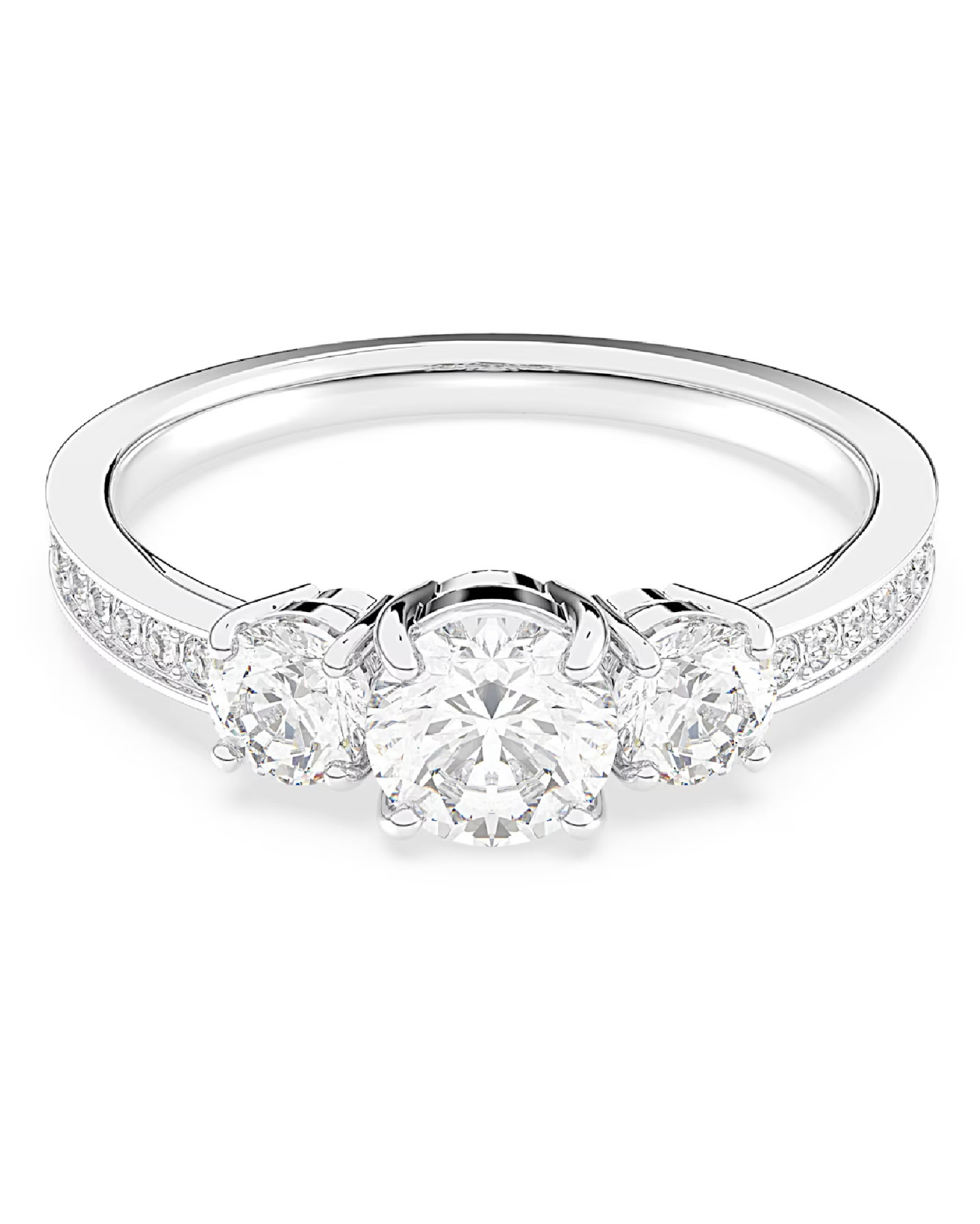 5448843 Swarovski Stilla White Tone Ring