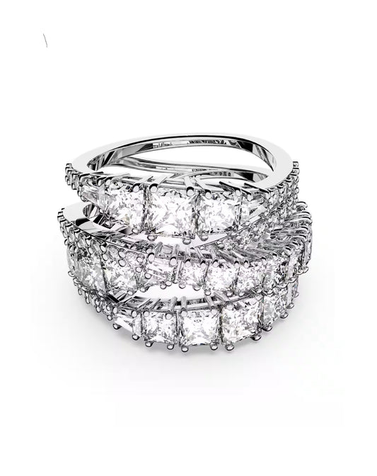5584646 Swarovski HYPERBOLA White Tone, Ring Size 58
