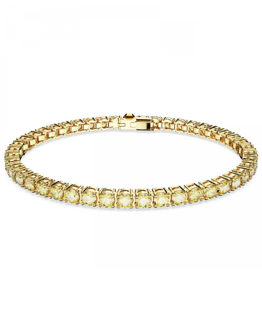 5648933 Swarovski Matrix Bracelet Yellow Tone
