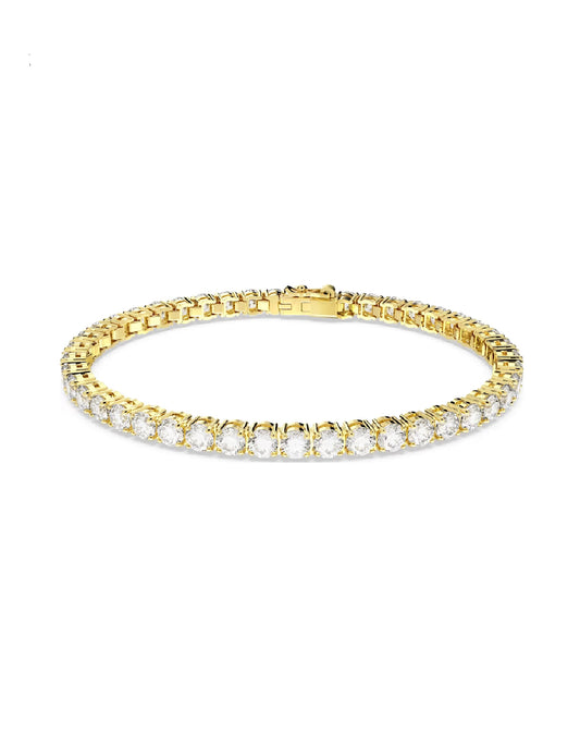 Swarovski 5657662 Swarovski Matrix BRACELET Size L, Yellow Rhodium Bracelets