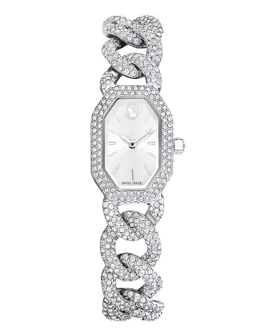 Crystal bracelet, Silver tone, Stainless Steel