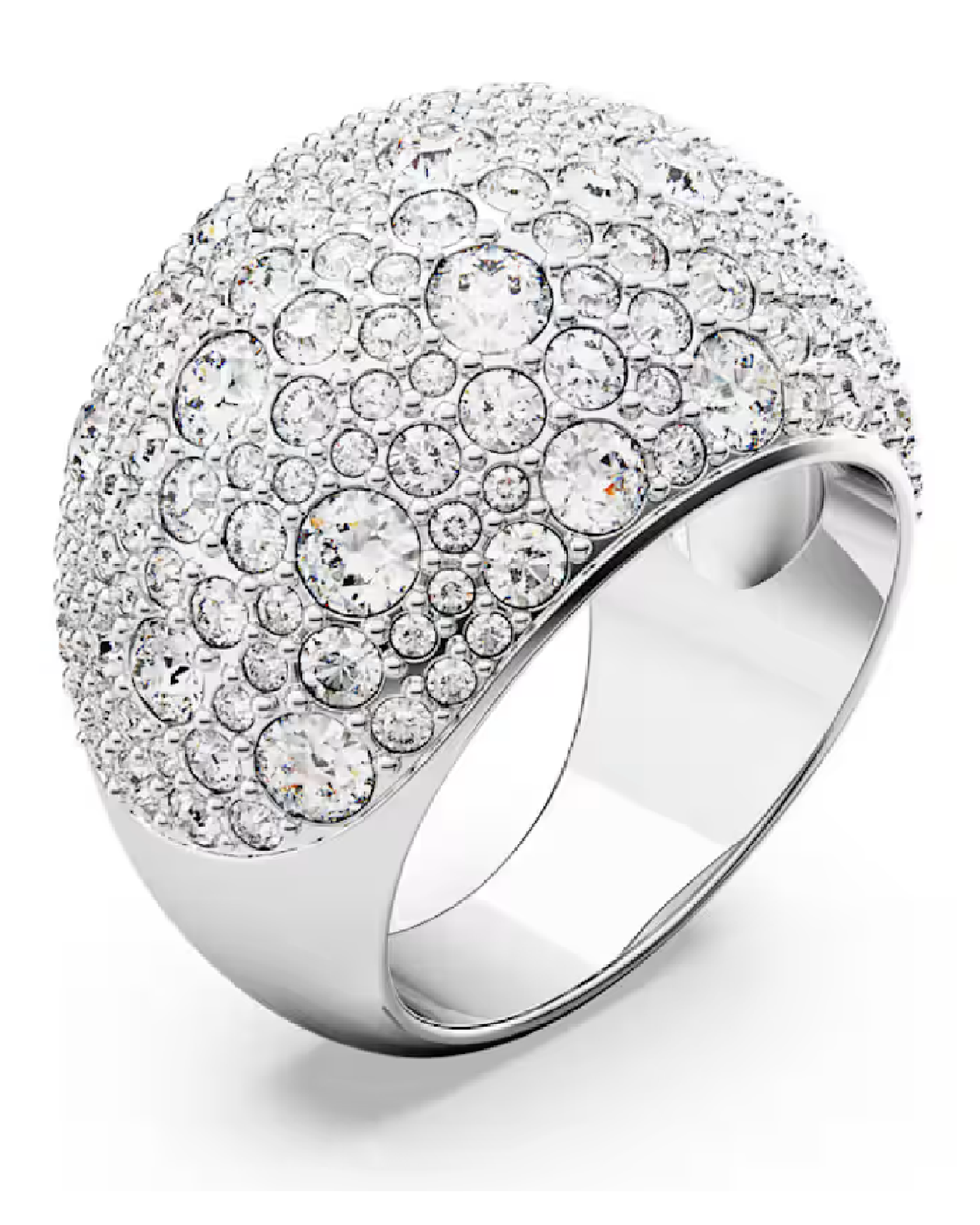 5677137 Swarovski Luna Cocktail White Tone Ring