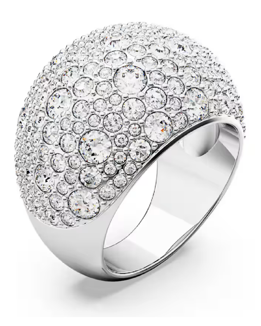 5677137 Swarovski Luna Cocktail White Tone Ring