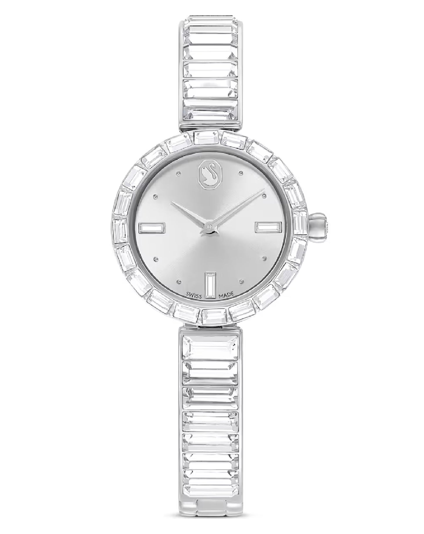 5677487 Swarovski Attract White Tone Watch Quartz