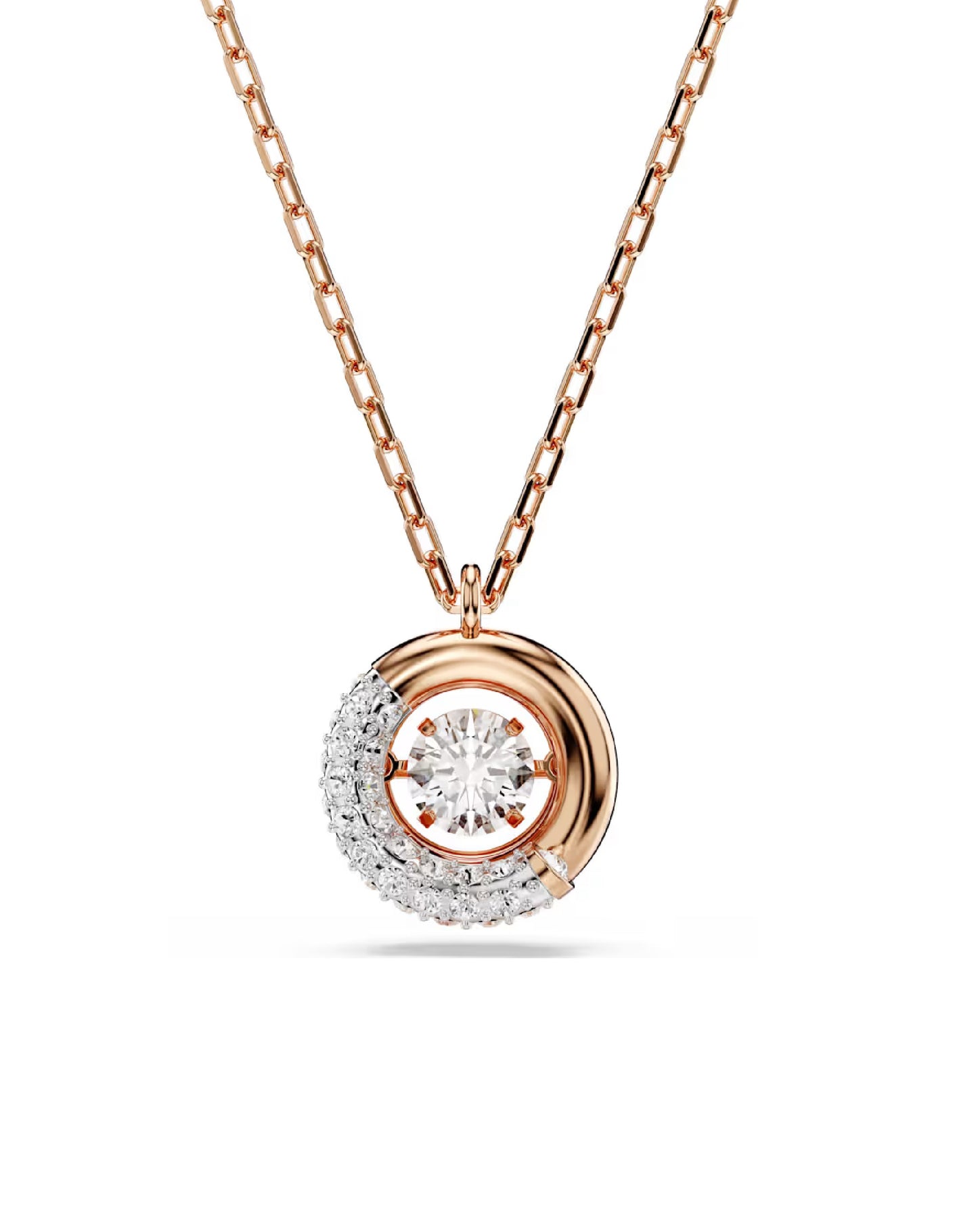 5692257 Swarovski Dextera Rose Tone Pendant