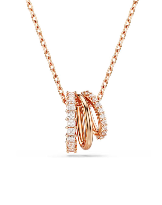 5701494 Swarovski Hyperbola Pendant, Rose Tone