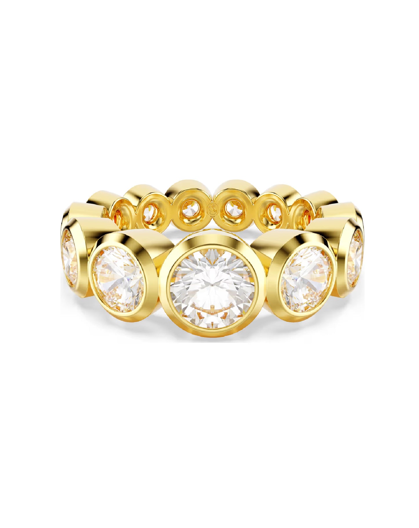 5705474 Swarovski Imber Gold Tone Ring Size 58