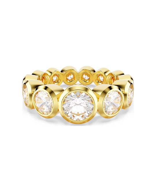 5705474 Swarovski Imber Gold Tone Ring Size 58