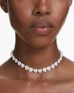 5720861 Swarovski Ariana Grande Necklace, White Tone