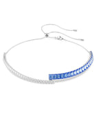 5722464 Matrix Choker Blue, Rhodium