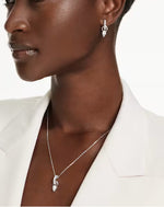 5723197 Swarovski Mesmera Set, White Tone