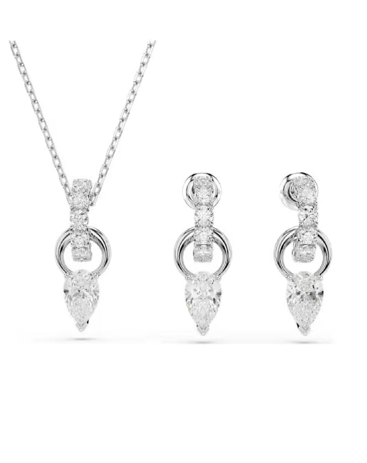 5723197 Swarovski Mesmera Set, White Tone