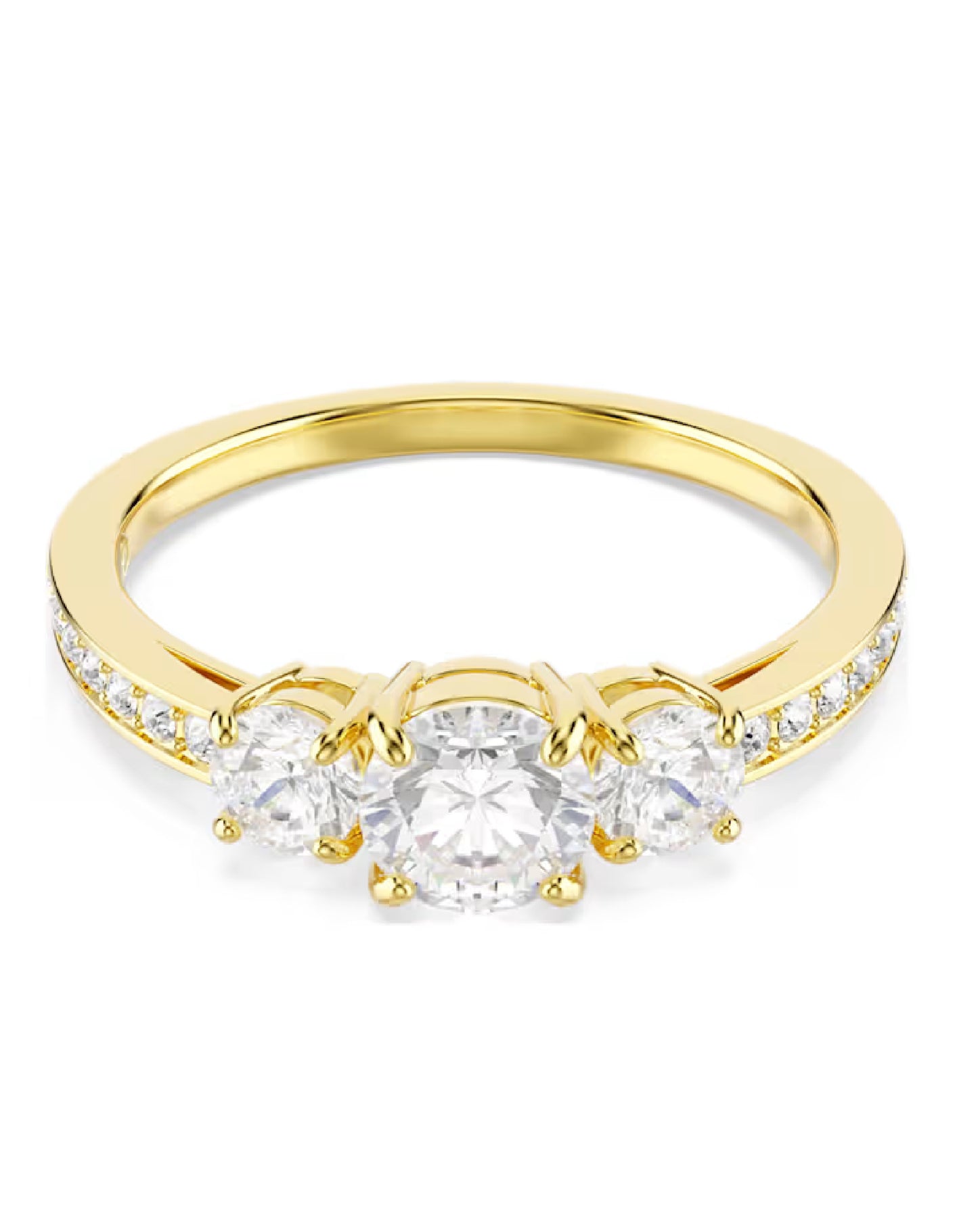 5723291 Stilla Cocktail Yellow Tone Rhodium Plated Ring