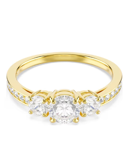 5723291 Stilla Cocktail Yellow Tone Rhodium Plated Ring