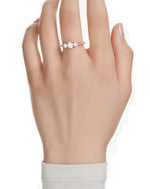 5723291 Stilla Cocktail Yellow Tone Rhodium Plated Ring