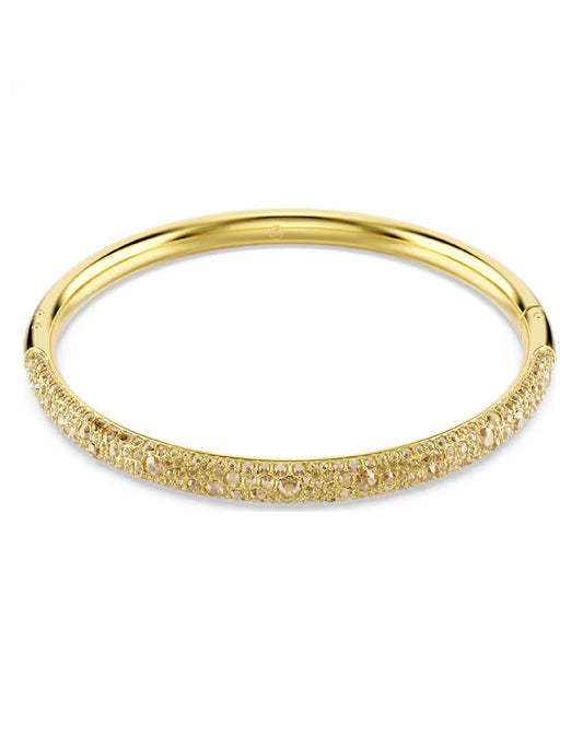 5723337  Swarovski Bangle Sublima, Gold Tone