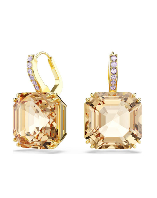 5725744 Milennia Drop Earrings, Yellow Tone