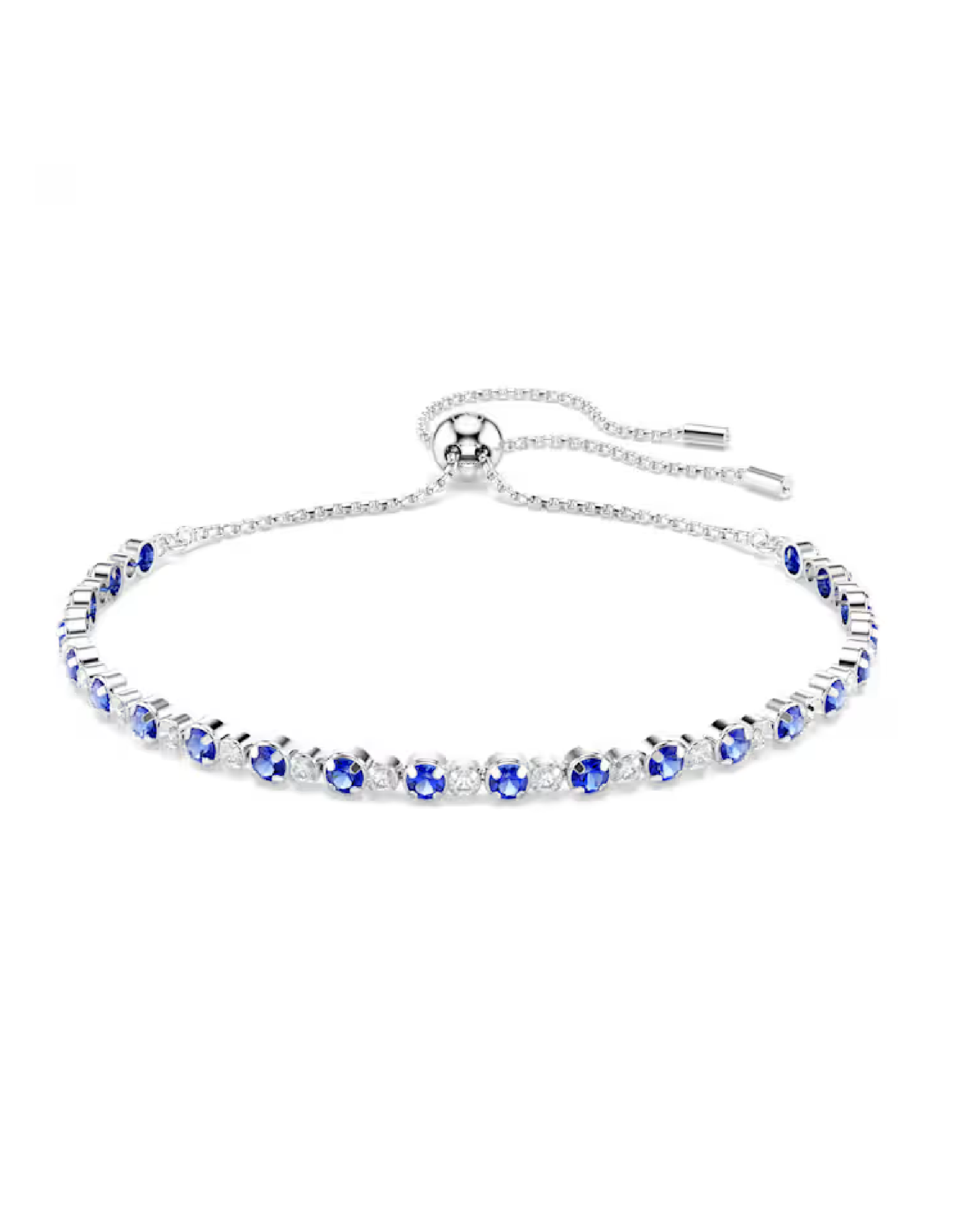 5725854 Swarovski Matrix Tennis Bracelet, White Tone