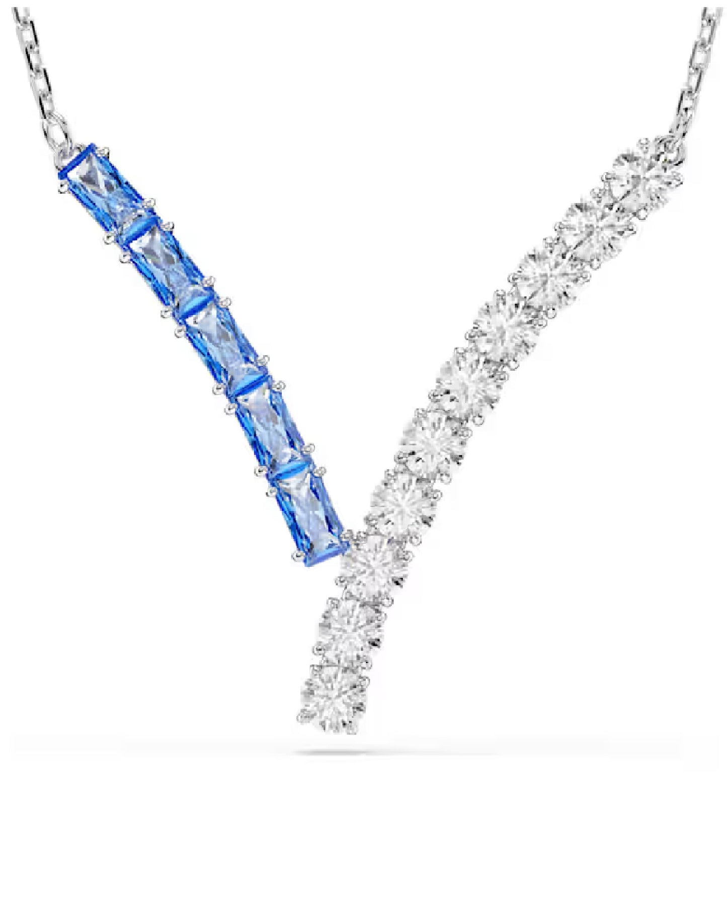 5732265 Matrix Pendant V-Shape Baguette Cut, Rhodium