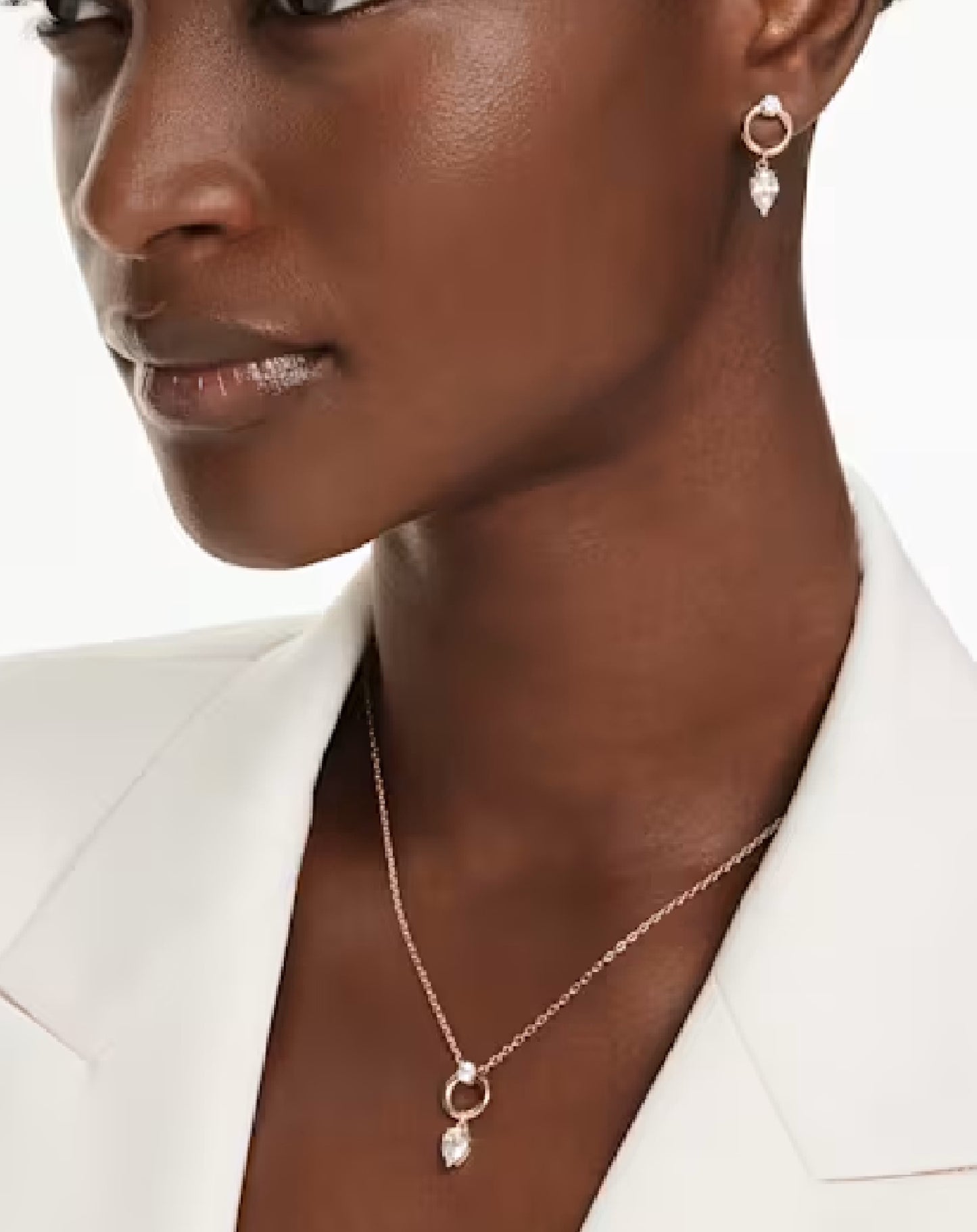 5733808 Swarovski Mesmera Set, Rose Tone