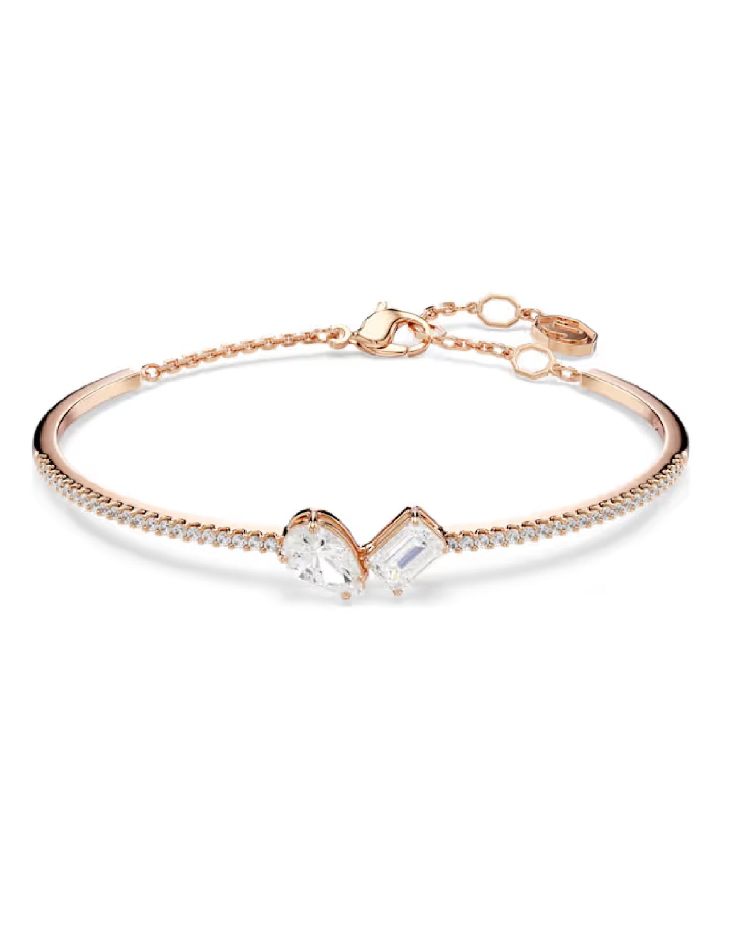 5734247 Swarovski Mesmera Tennis Bangle Rose Tone