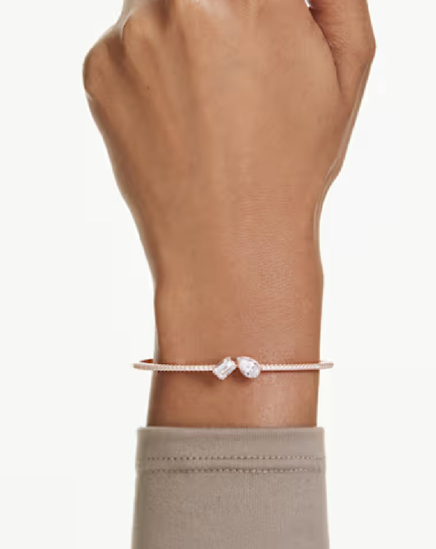 5734247 Swarovski Mesmera Tennis Bangle Rose Tone
