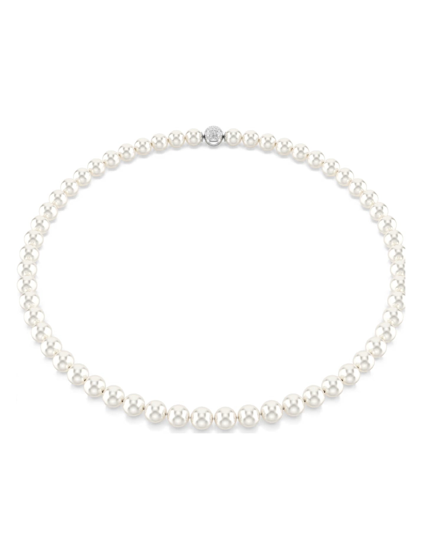 5747746 Swarovski Matrix Necklace – White Swarovski Crystal Pearls