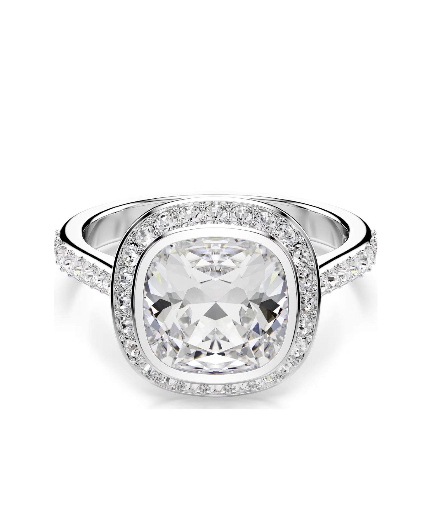 5758471 Swarovski UNA White Tone, Ring Size 55