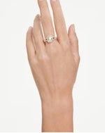 5762626 Swarovski UNA White Tone, Ring Size 55