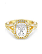 5762626 Swarovski UNA White Tone, Ring Size 55