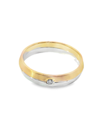Men's 1 Diamond Ring, 0.03CT