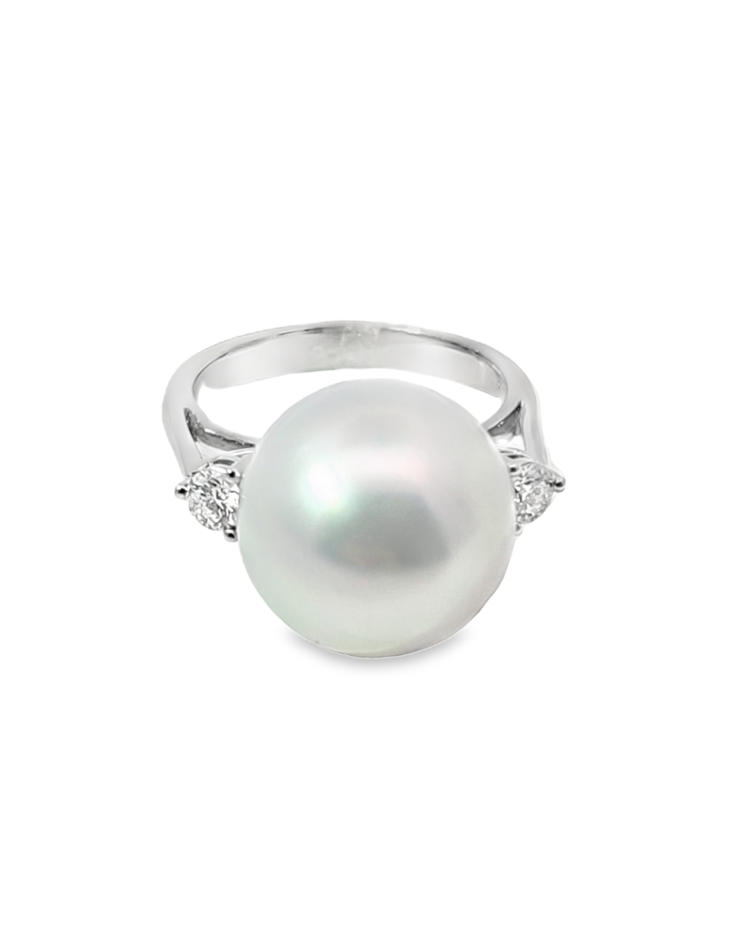 Anillo de diamantes majestuosos semipreciosos con amatista