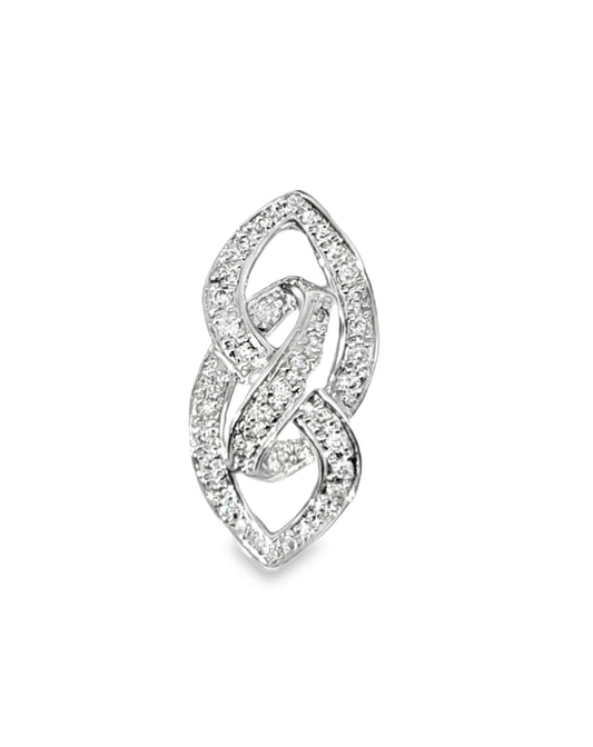 18 Kt Circle Diamond Pendant
