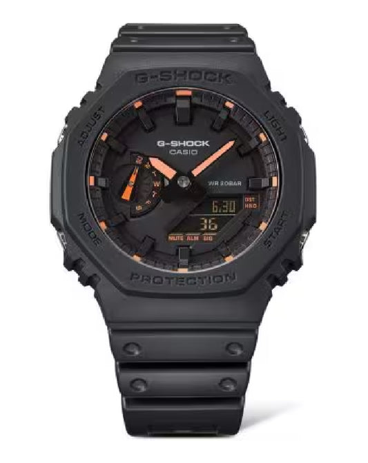 GA-2100-1A4ER Casio G-SHOCK, Orange Dial, Carbon
