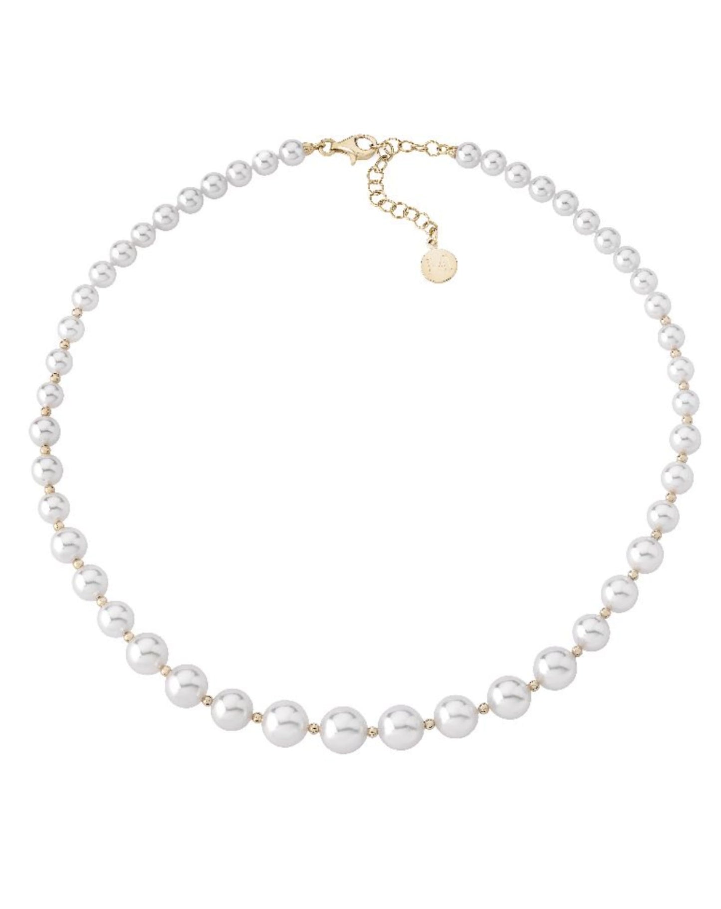 Majorica White Pearl Necklace lyra, MAJ 312 Necklaces