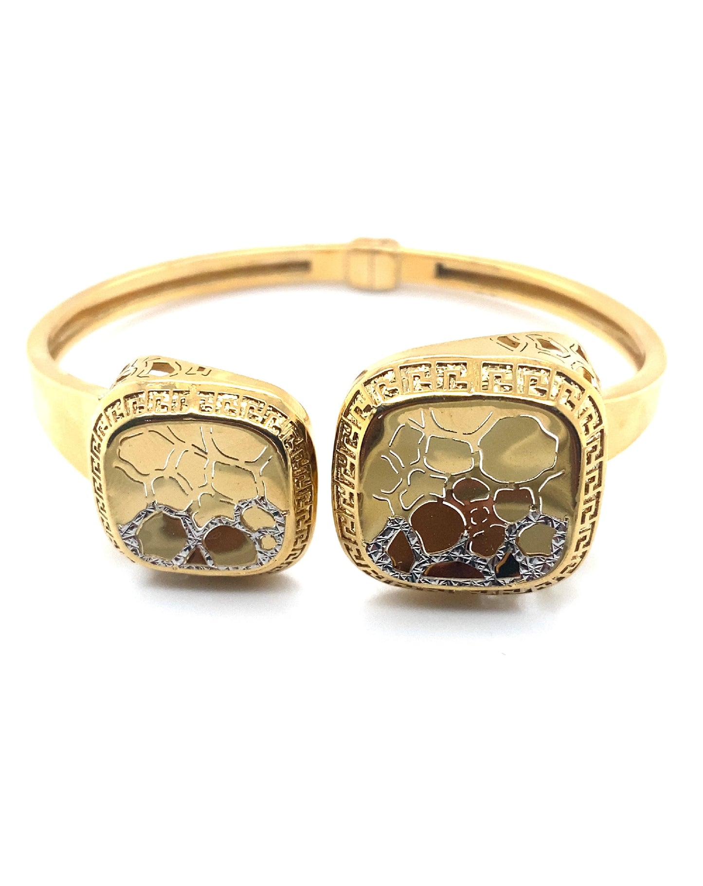 Gold Yellow Gold Bangle 18 KT Jewelry